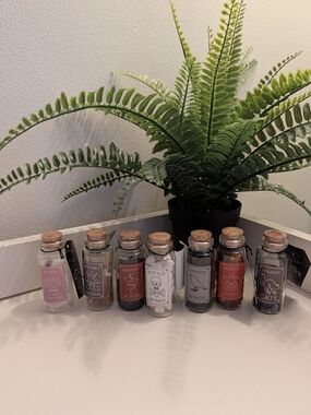 Target Halloween Mini Spell Bottle Set - Pink, Red, White, Black, Gray
